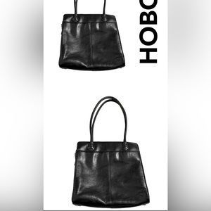 Hobo Black Leather Bag